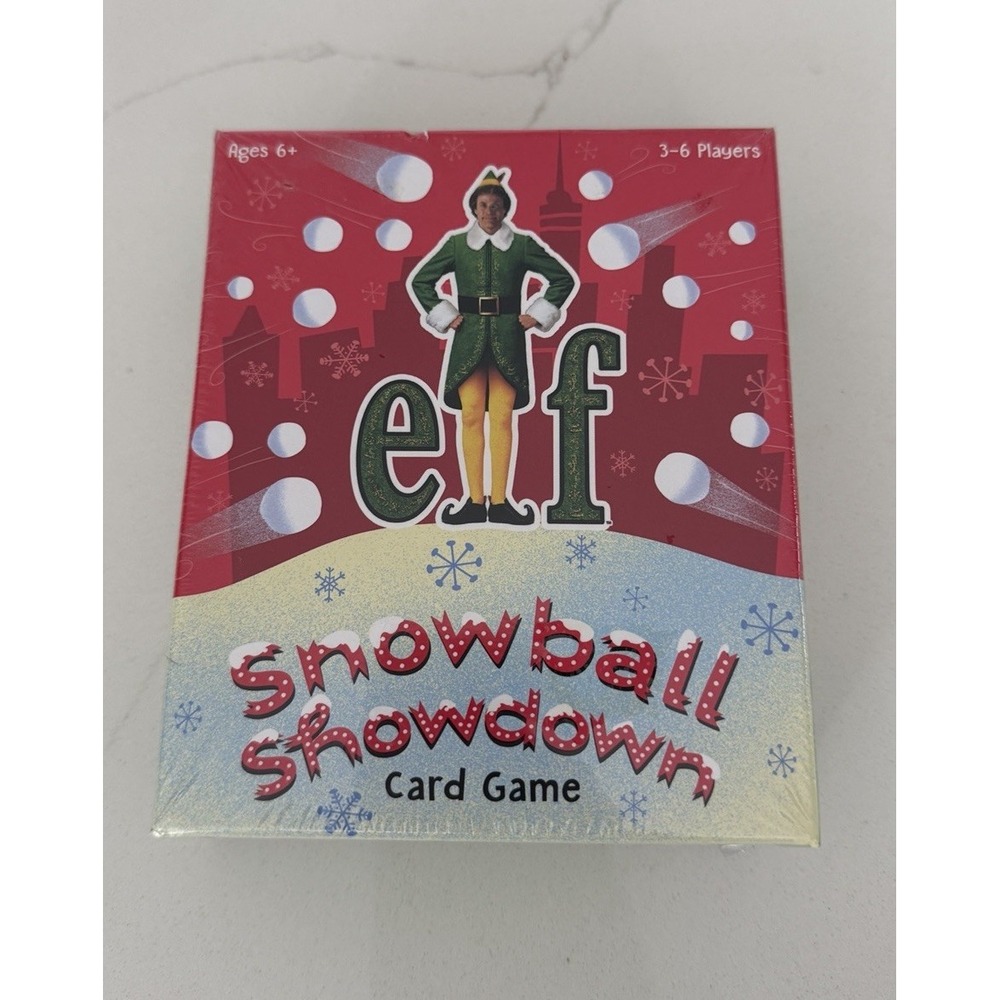 Elf Snowball Showdown Card Game Holiday Game - Funko Games New In Box